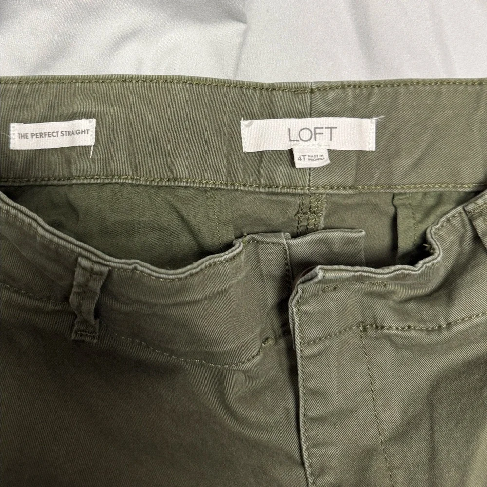 LOFT Perfect Straight Pants - Size 4 Tall - Picture 3 of 5